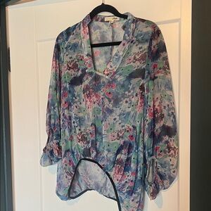 Floral Chiffon Blouse